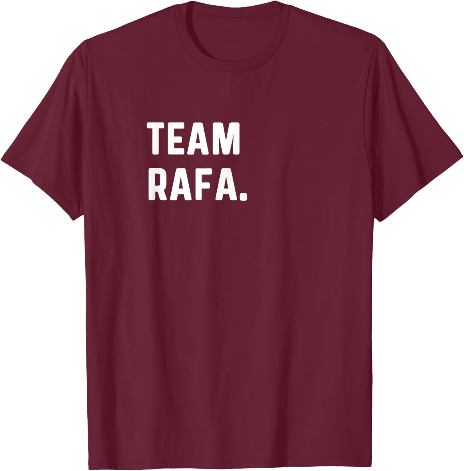 Team Rafa - Name T-Shirt - T-Shirt | Maroon