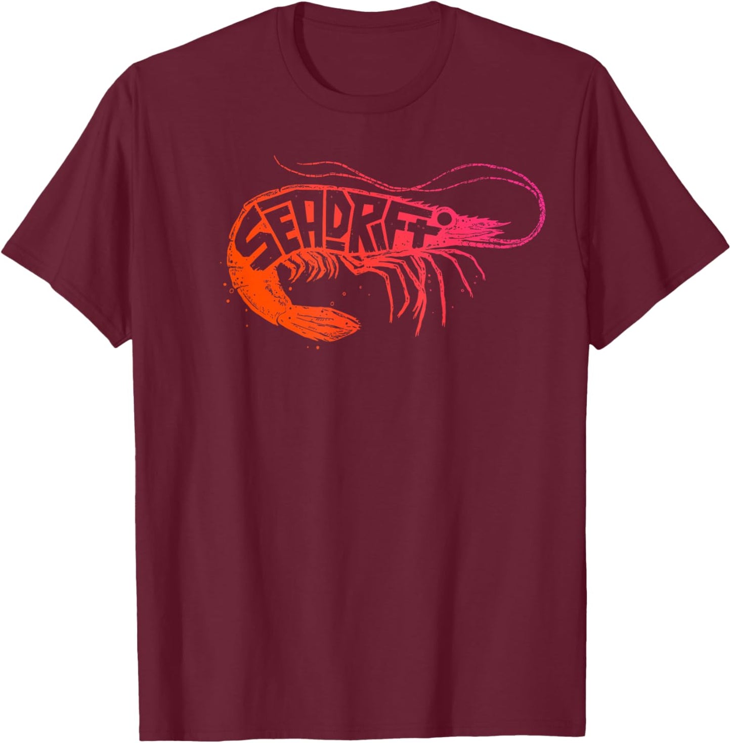 SEADRIFT Shrimper T-Shirt - T-Shirt | Maroon