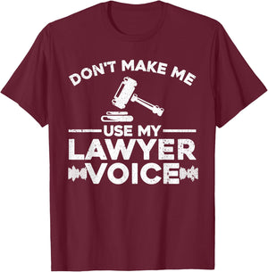 Funny Lawyer Art Women Attorney Paralegal Lovers T-Shirt - T-Shirt | Maroon