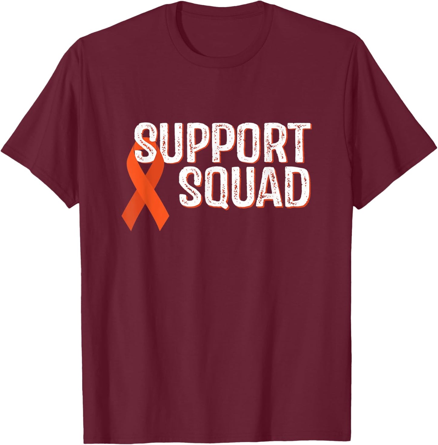 Merkel Cell Carcinoma Awareness Support Squad T-Shirt - T-Shirt | Maroon
