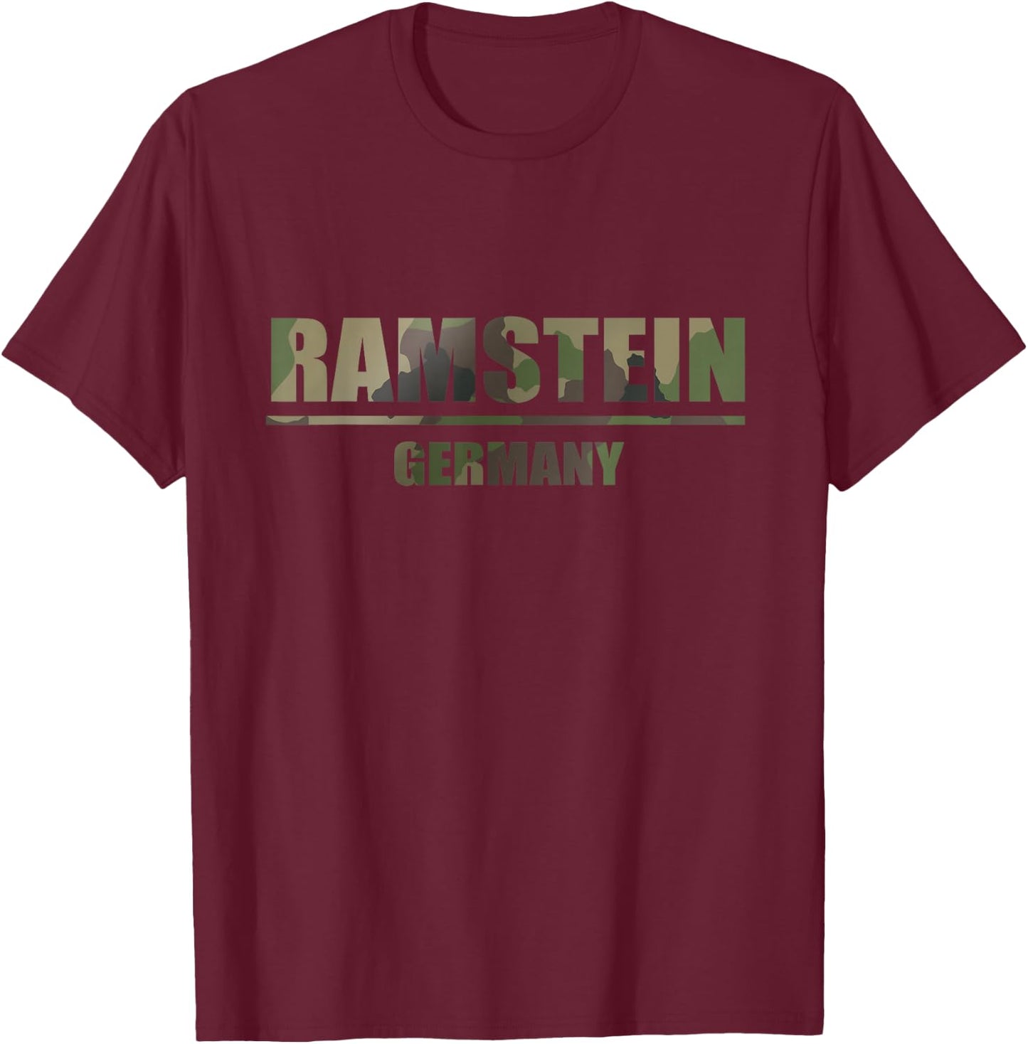 Ramstein Germany Air Base T-Shirt - T-Shirt | Maroon