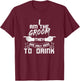 I am the groom matching set triple 1/3 Funny Bachelor Party T-Shirt - T-Shirt | Maroon