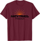 Katy Trail Missouri Sun T-Shirt - T-Shirt | Maroon