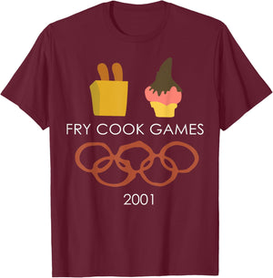 Fry Cook Games 2001 T-Shirt - T-Shirt | Maroon