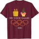 Fry Cook Games 2001 T-Shirt - T-Shirt | Maroon