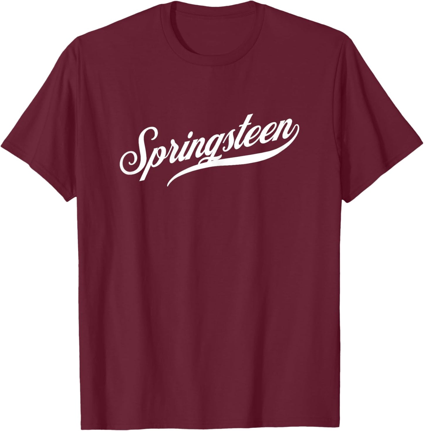 Woman Girls Funny Humour Gift First Name Springsteen T-Shirt - T-Shirt | Maroon