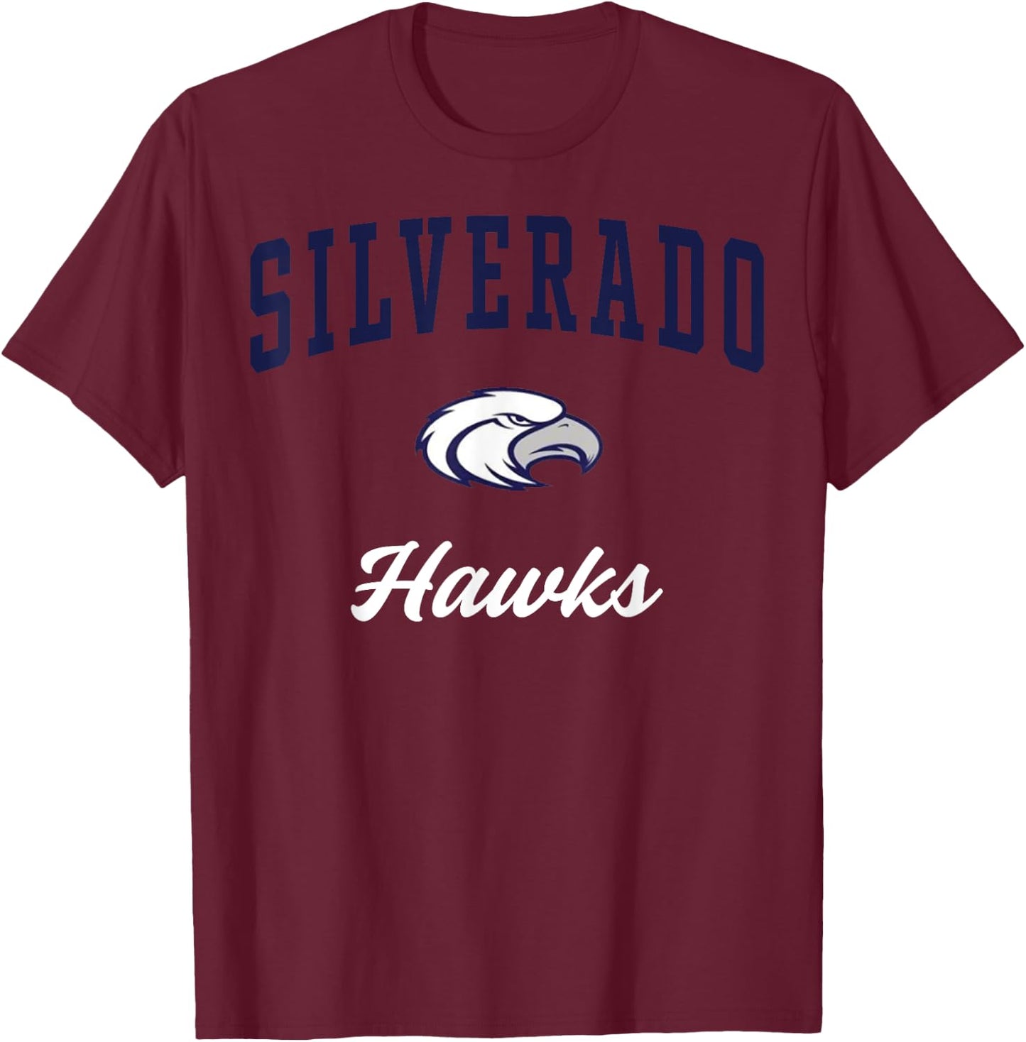 Silverado High School Hawks C3 T-Shirt - T-Shirt | Maroon