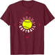 Alabama Softball Vintage Kids Team Retro Softball Fan T-Shirt - T-Shirt | Maroon