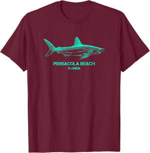 Pensacola Beach Florida T-Shirt - T-Shirt | Maroon