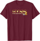 Garfield Lasagna Nature's Most Perfect Food T-Shirt - T-Shirt | Maroon