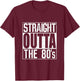 Straight Outta The 80s T-Shirt - T-Shirt | Maroon