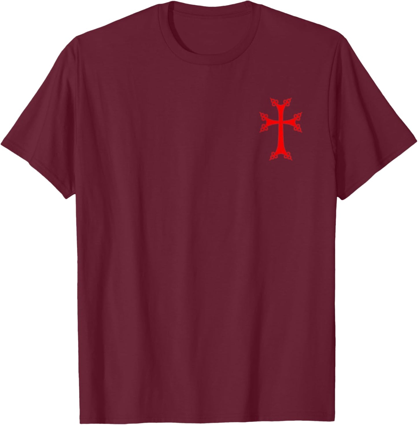 Croix arménienne, symbole chrétien de l'Arménie T-Shirt - T-Shirt | Maroon