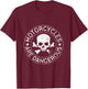 Motorcycles Are Dangerous Funny Ironic Motorbike T-Shirt - T-Shirt | Maroon