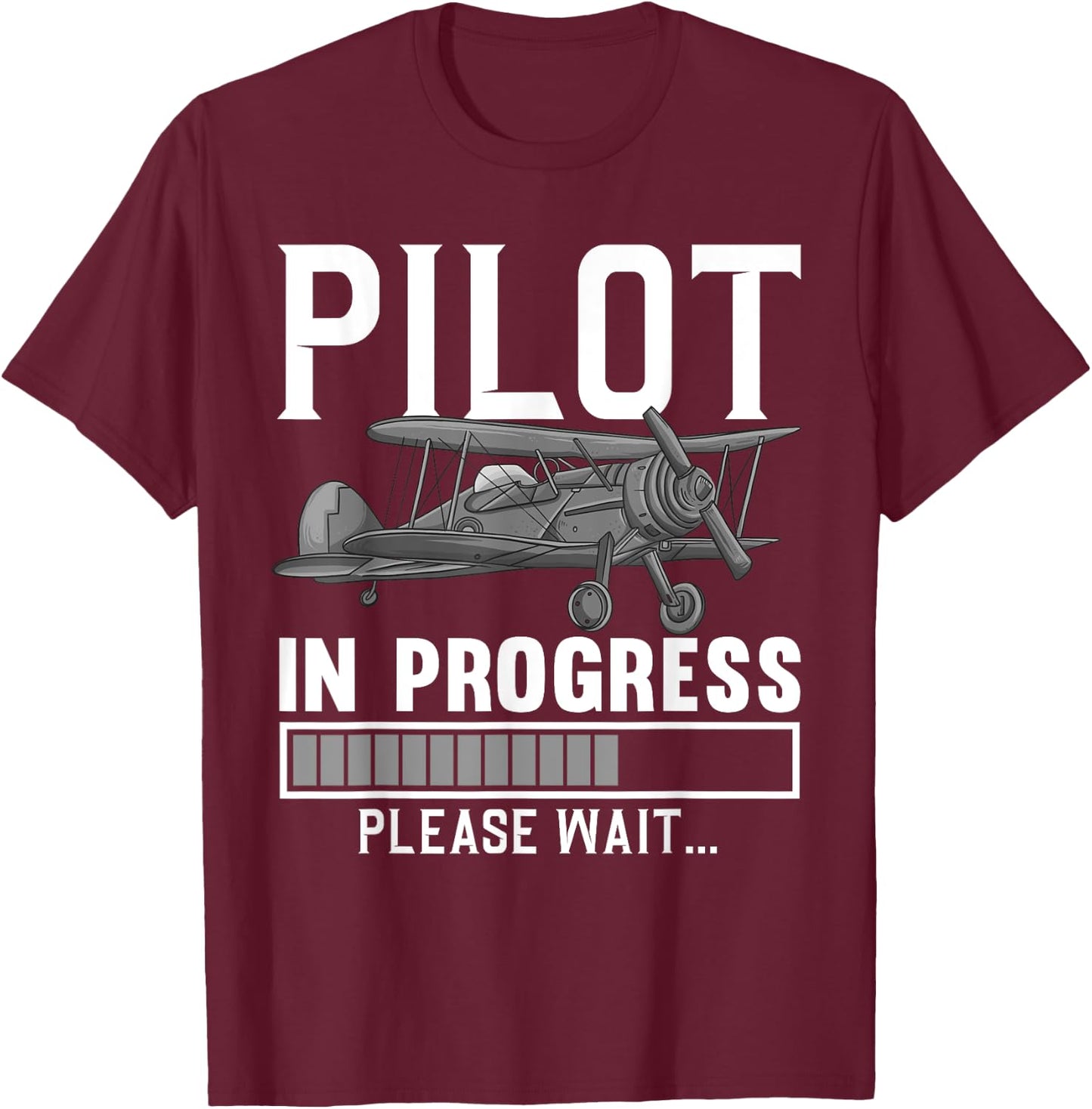 Pilot Art Men Women Airline Future Pilot Aviation Airplane T-Shirt - T-Shirt | Maroon