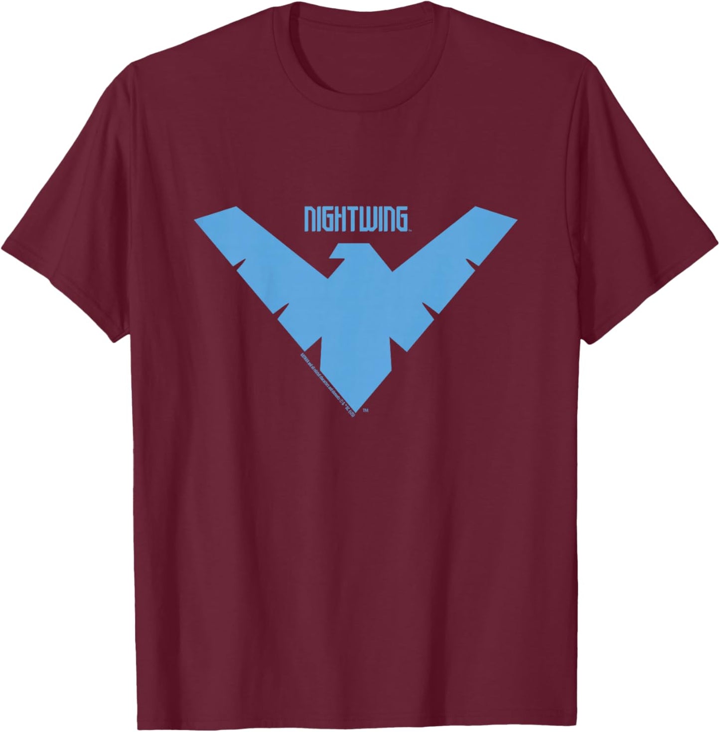 Kids Batman Nightwing Logo Kids , Black, 2 T-Shirt - T-Shirt | Maroon