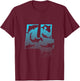 Kids Shark 4th Birthday Under Sea 4 Year Old Birthday Party Theme T-Shirt - T-Shirt | Maroon