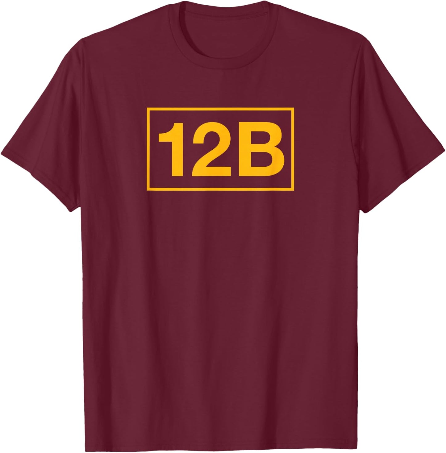 12B Combat Engineer T-Shirt - T-Shirt | Maroon