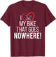 I Love My Bike That Goes Nowhere Funny Spin Spinning T-Shirt - T-Shirt | Maroon