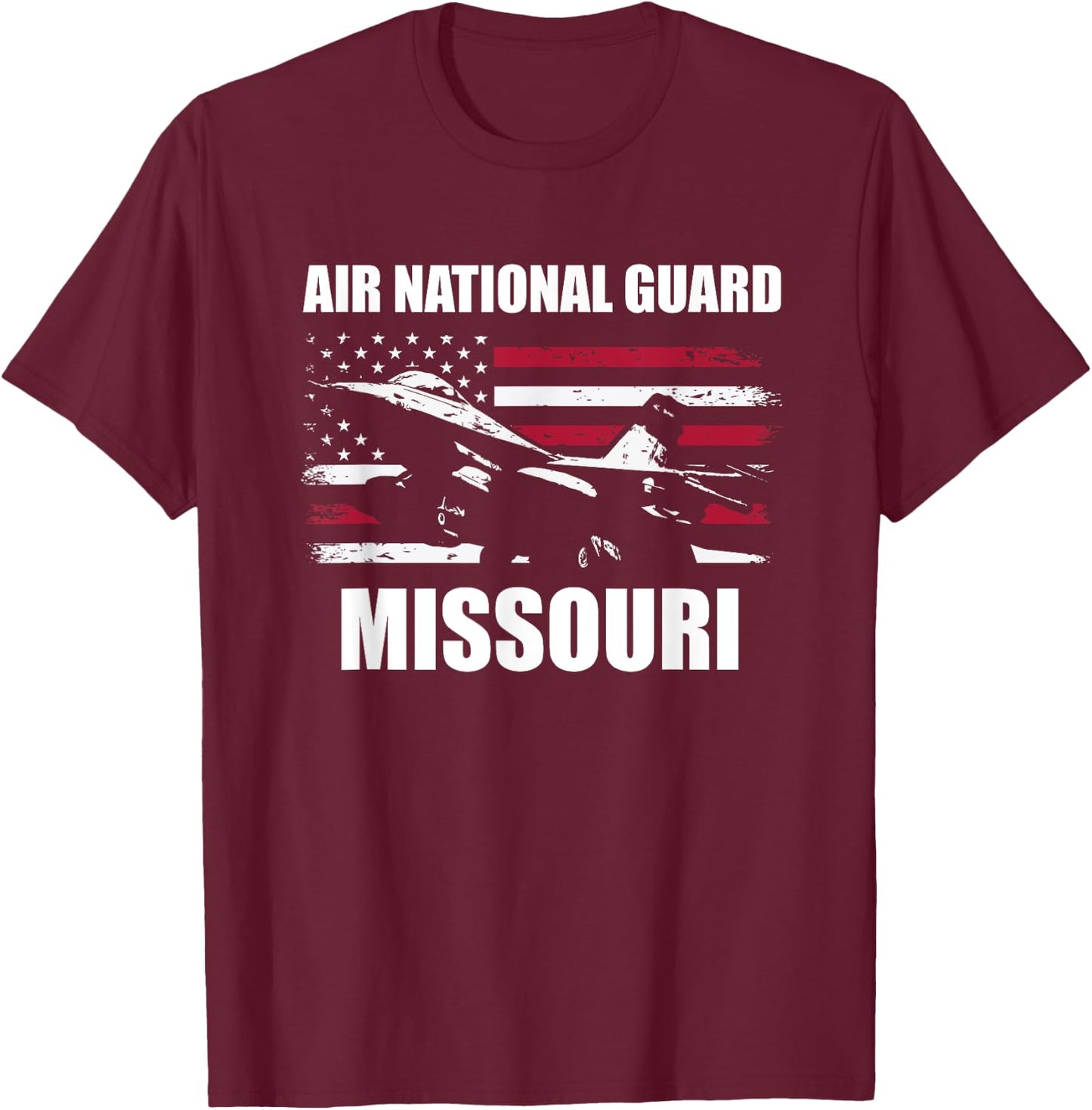 Missouri Air National Guard T-Shirt - T-Shirt | Maroon