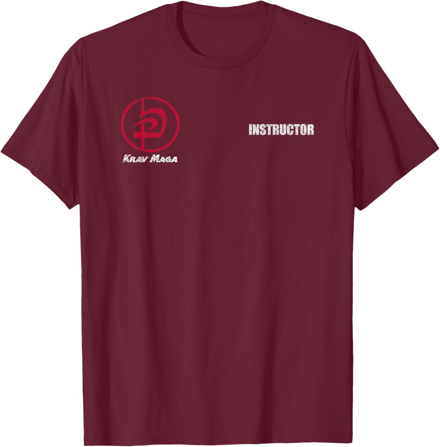 Krav Maga Instructor - Teacher T-Shirt - T-Shirt | Maroon