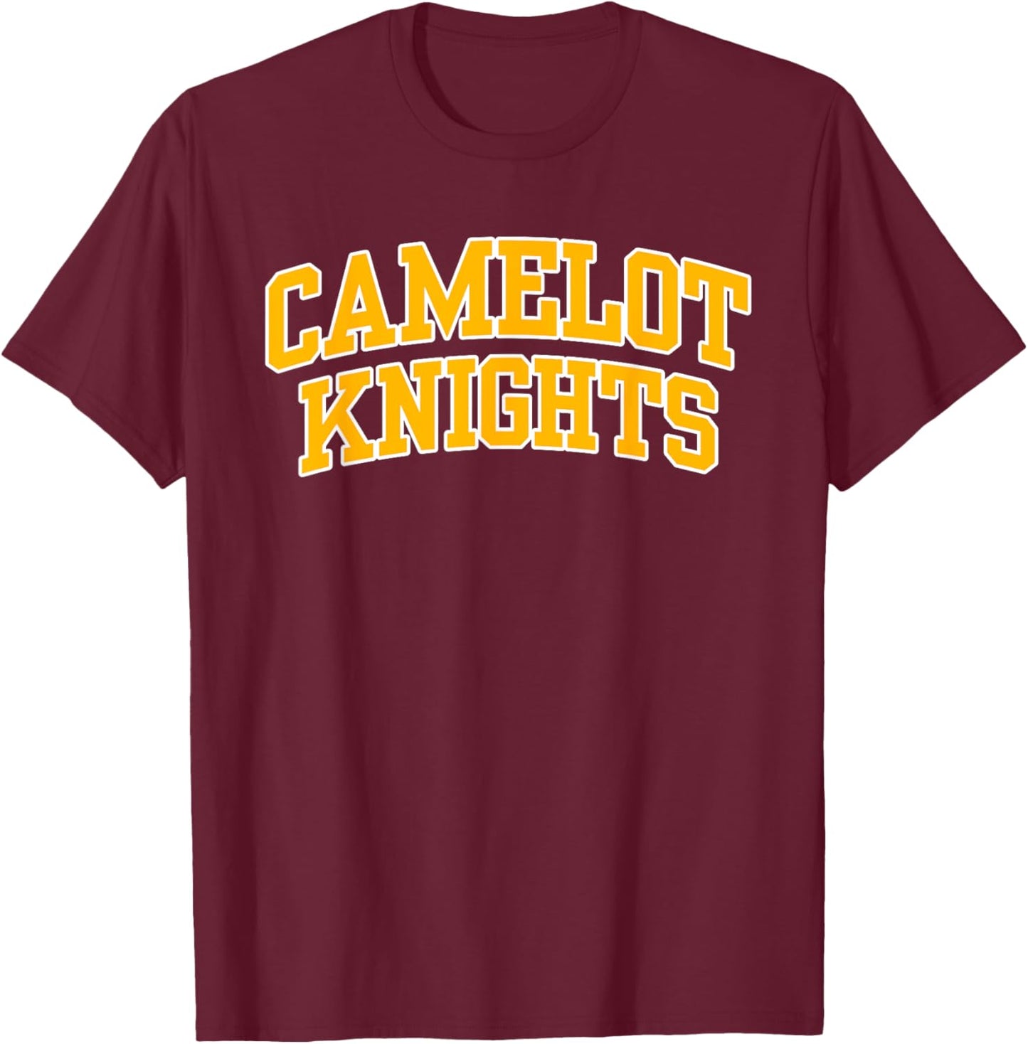 Camelot College Apparel Sports Fan T-Shirt - T-Shirt | Maroon
