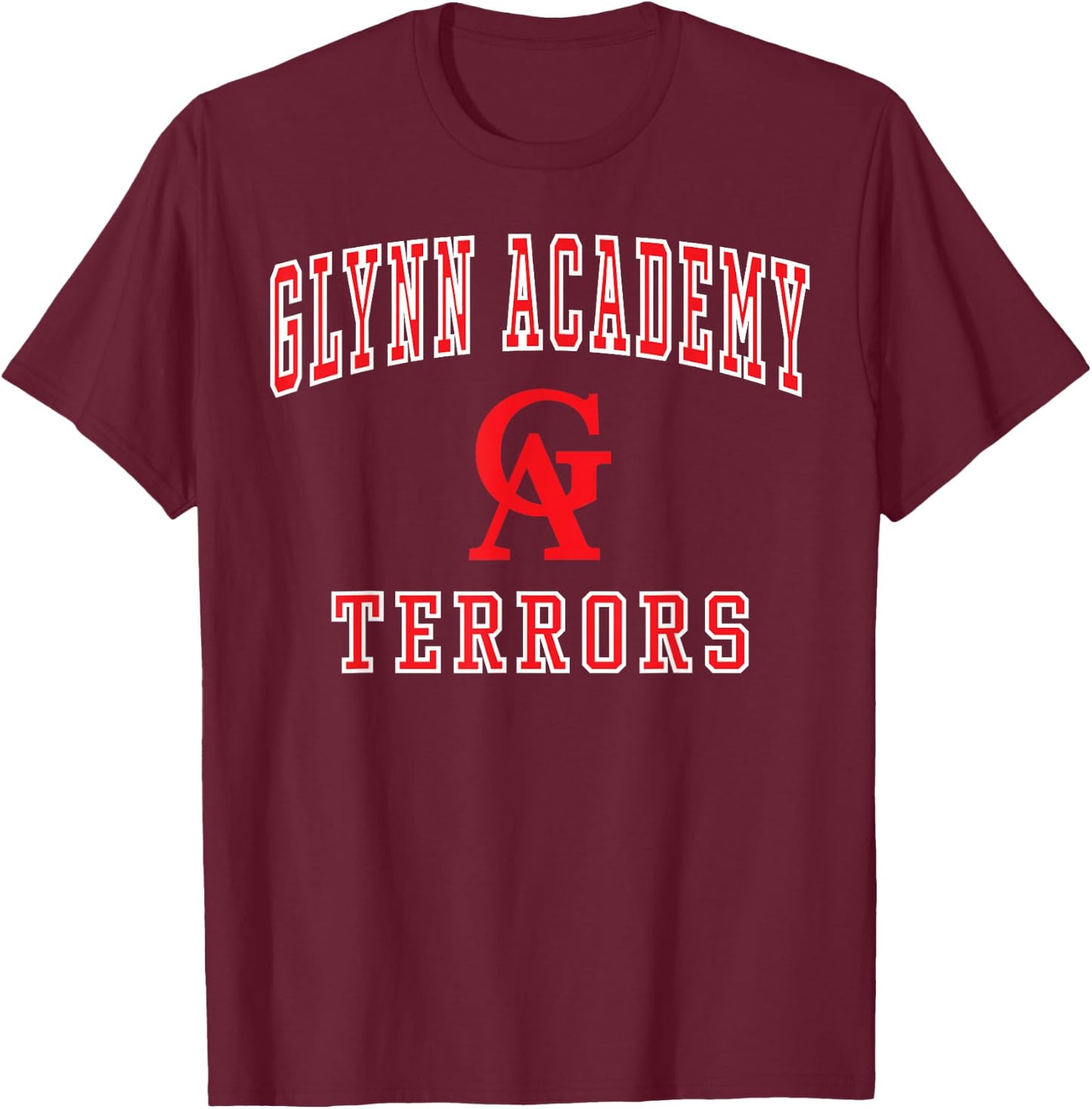 Glynn Academy Terrors C1 T-Shirt - T-Shirt | Maroon