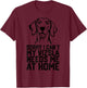 Sorry I Can't My Vizsla Needs Me at Home, Vizsla Dad T-Shirt - T-Shirt | Maroon