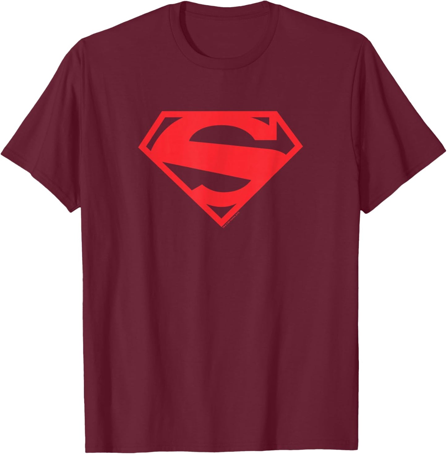 Superman 52 Red Block T Shirt T-Shirt - T-Shirt | Maroon