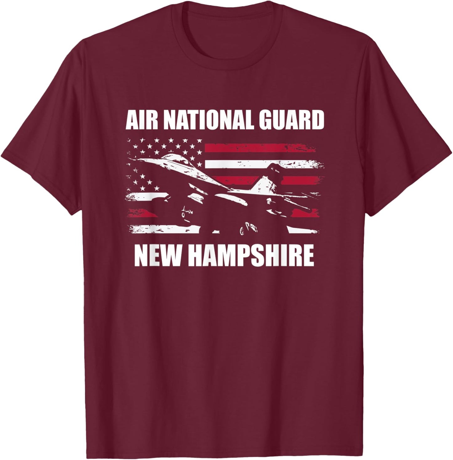New Hampshire Air National Guard T-Shirt - T-Shirt | Maroon