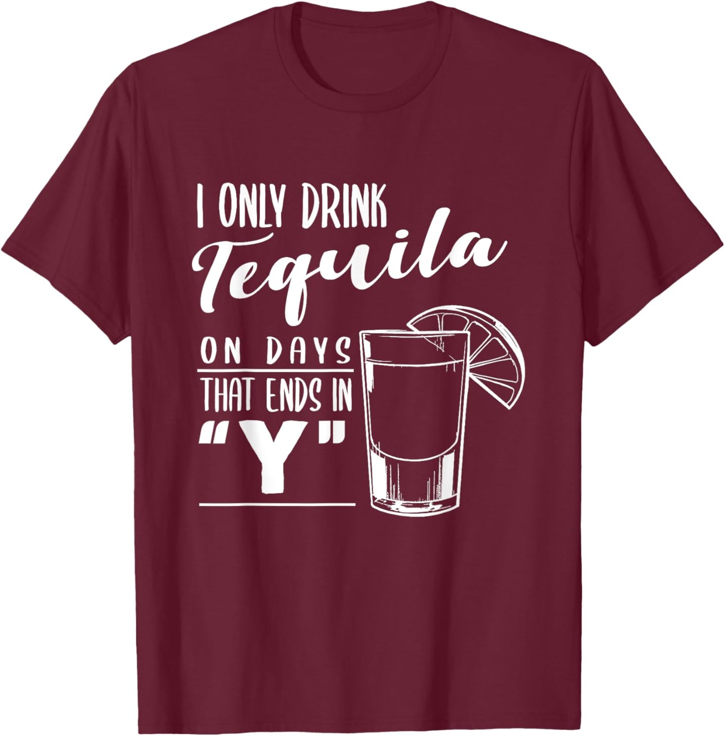 Mis Amigos Funny Salt Lime & Tacos Tequila T-Shirt - T-Shirt | Maroon