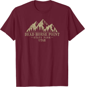 Utah Dead Horse Point State Park T-Shirt - T-Shirt | Maroon