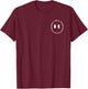 Cute Gym Pump Cover - Sweat, Smile, Repeat - for Gym Fanatic T-Shirt - T-Shirt | Maroon