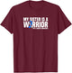 My Sister is a Warrior Type 1 Diabetes Awareness T-Shirt - T-Shirt | Maroon