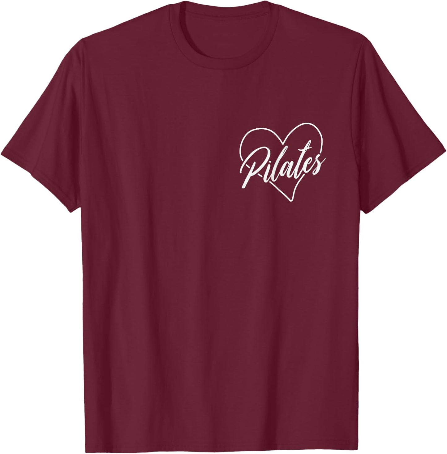 Pilates T-Shirt - T-Shirt | Maroon