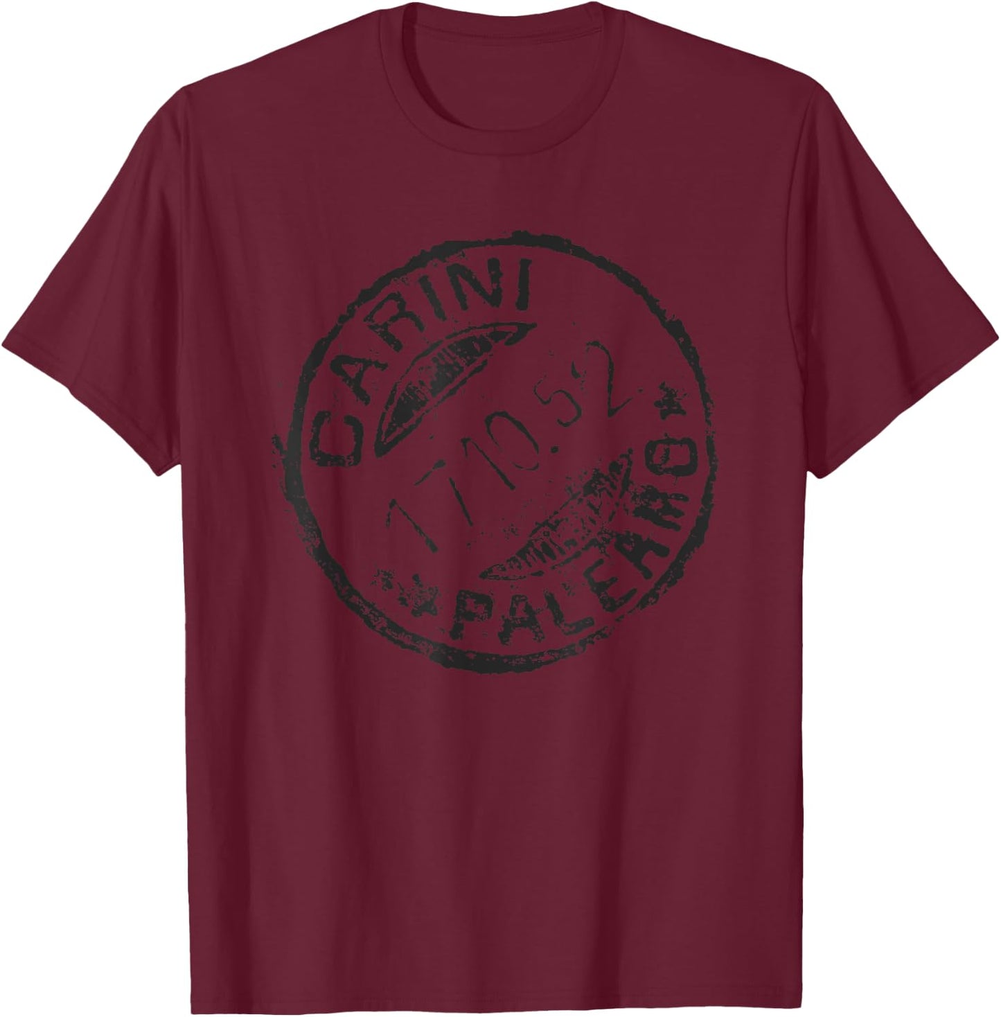 ITALY Sicily Travel Shirt PALERMO Vintage Distressed T-Shirt - T-Shirt | Maroon