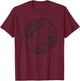 ITALY Sicily Travel Shirt PALERMO Vintage Distressed T-Shirt - T-Shirt | Maroon