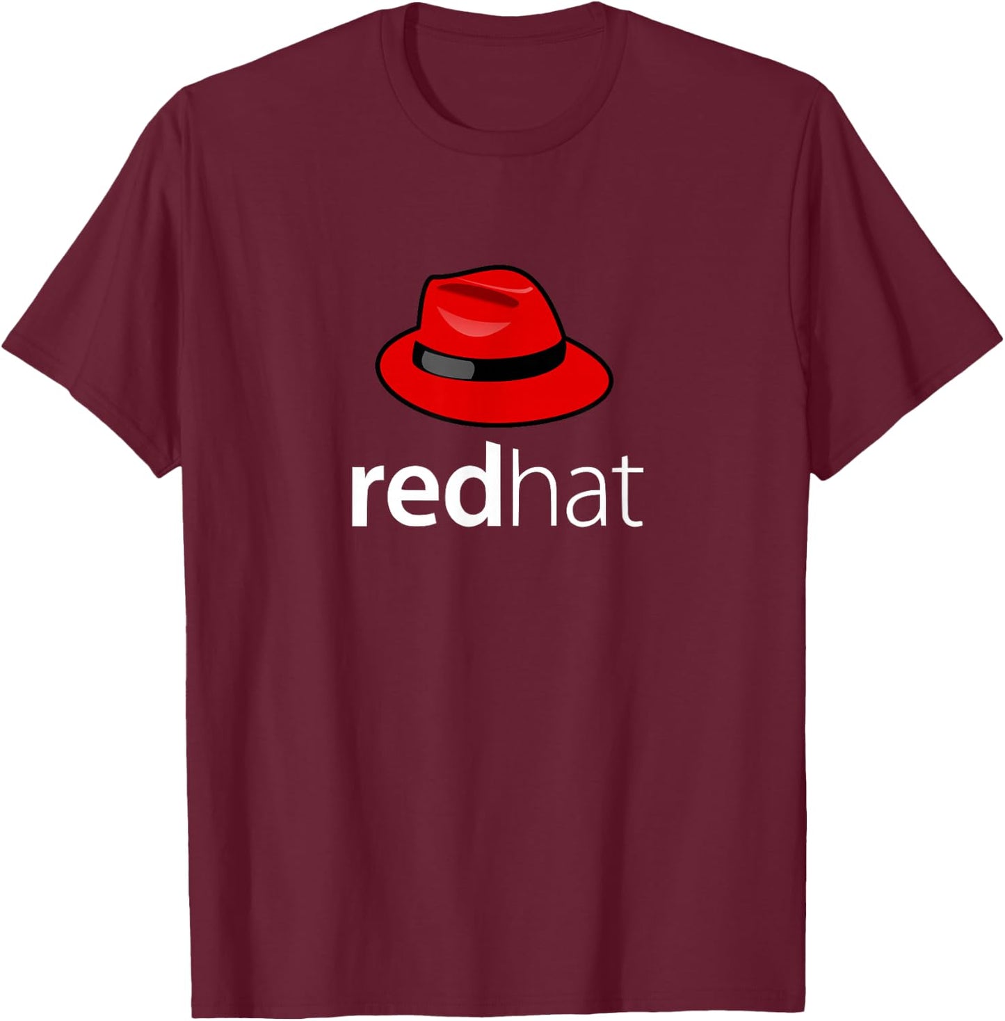 Linux redhat lover Penguin Tux Open Source Os T-Shirt - T-Shirt | Maroon