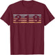 219 Area Code Retro Indiana Gary T-Shirt - T-Shirt | Maroon