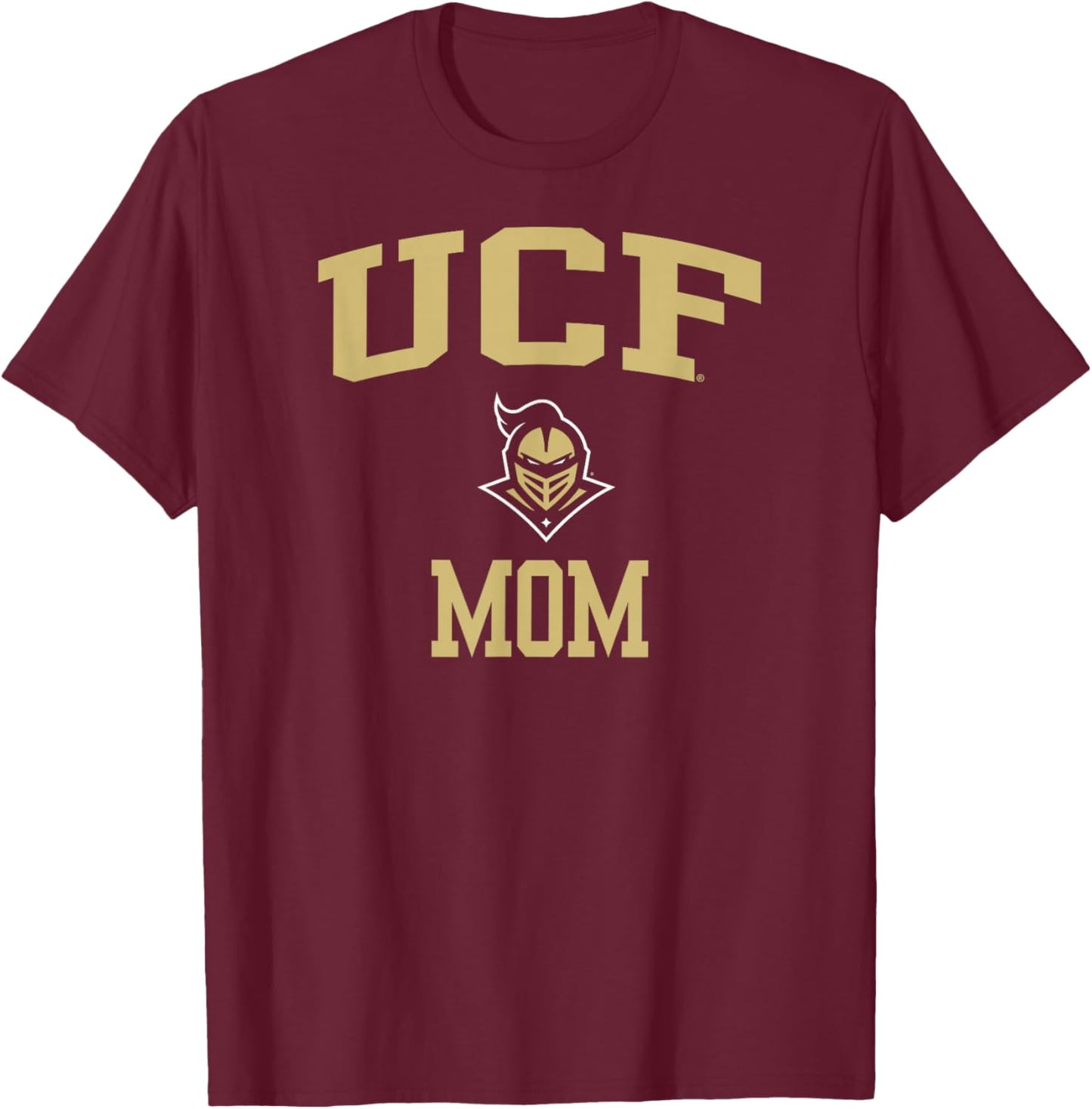 Central Florida Golden Knights Mom Icon Black T-Shirt - T-Shirt | Maroon