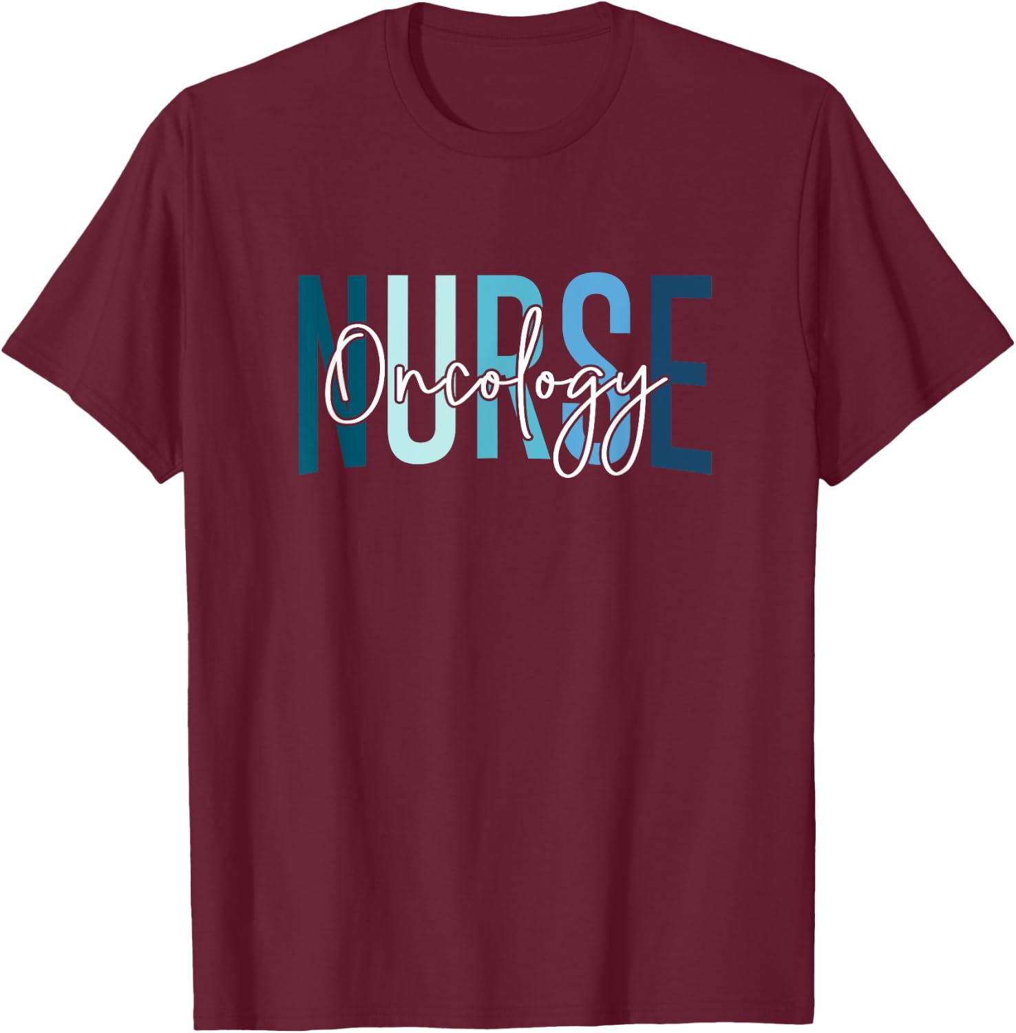 Funny Pediatric Hematology Oncology Nurse PEDS Hem Onc Nurse T-Shirt - T-Shirt | Maroon