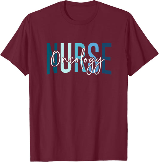 Funny Pediatric Hematology Oncology Nurse PEDS Hem Onc Nurse T-Shirt - T-Shirt | Maroon