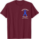 Diabetes Awareness Month Blue Love Ribbon Support T1D T2D T-Shirt - T-Shirt | Maroon