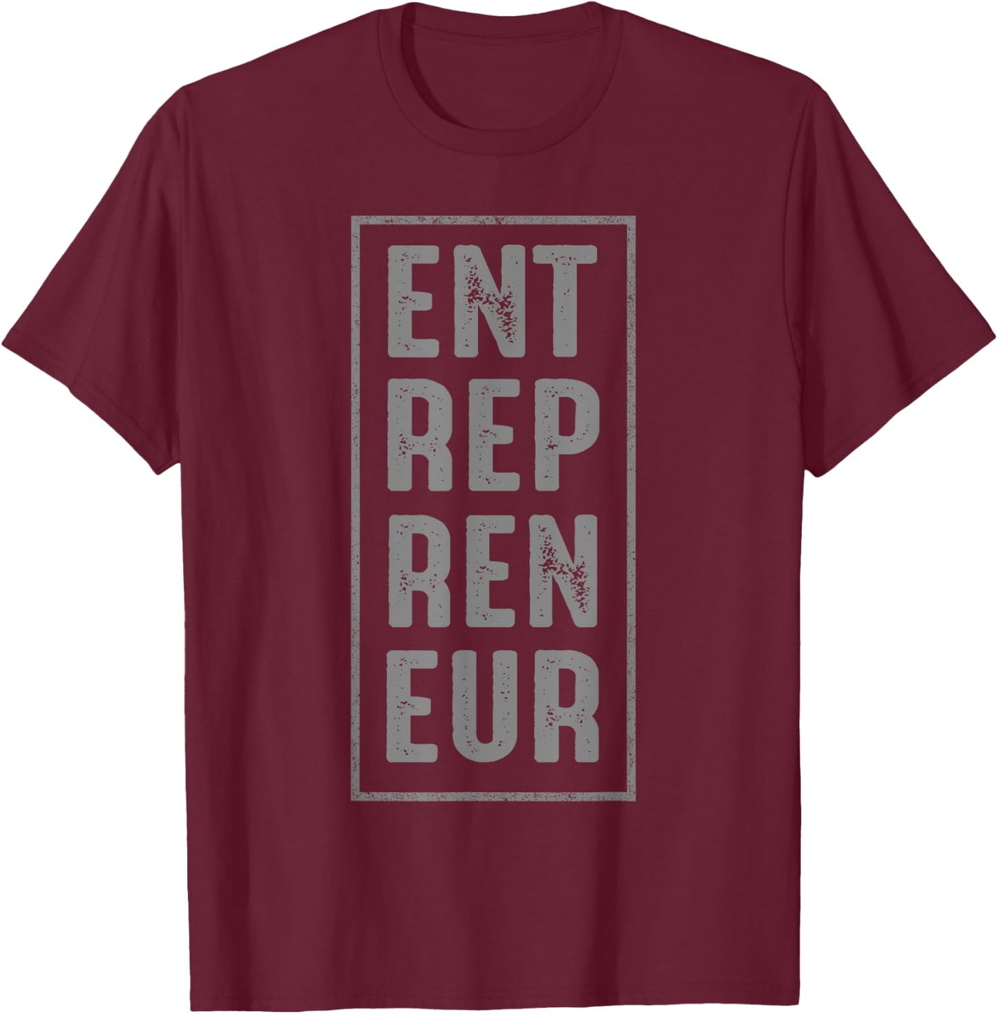 Entrepreneur Text Gift future entrepreneur shirt T-Shirt - T-Shirt | Maroon