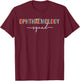 Retro Leopard Ophthalmology Squad Ophthalmologist Eye Doctor T-Shirt - T-Shirt | Maroon