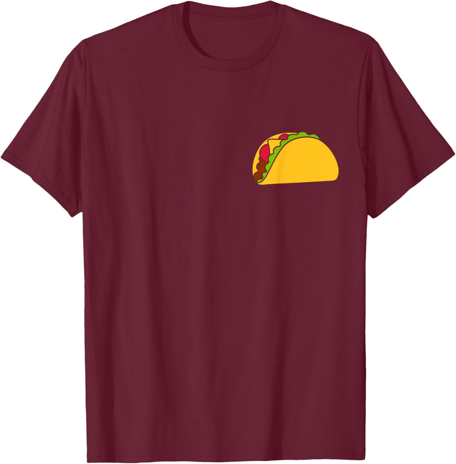 Taco T-Shirt - T-Shirt | Maroon