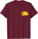 Taco T-Shirt - T-Shirt | Maroon