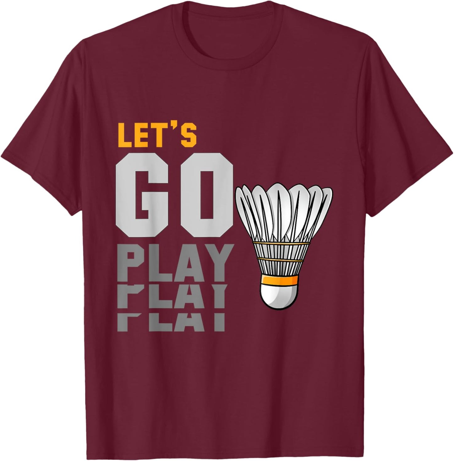 Badminton for , Badminton , Badminton for kids T-Shirt - T-Shirt | Maroon