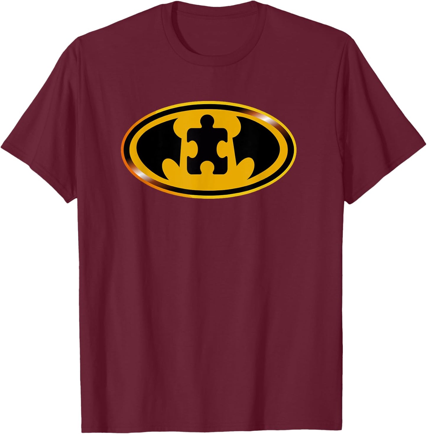 Autism Awareness Superhero T-Shirt - T-Shirt | Maroon