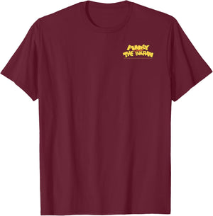 Pinky And The Brain Pocket Logo T-Shirt - T-Shirt | Maroon
