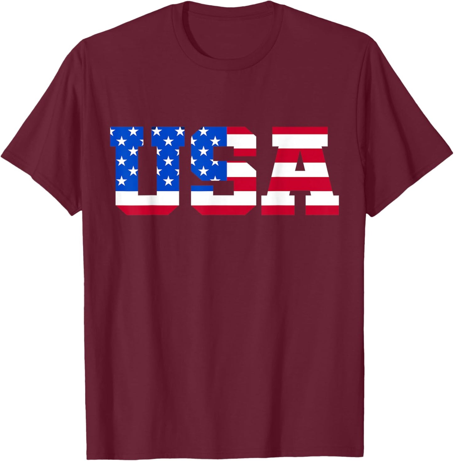 USA T-Shirt - T-Shirt | Maroon
